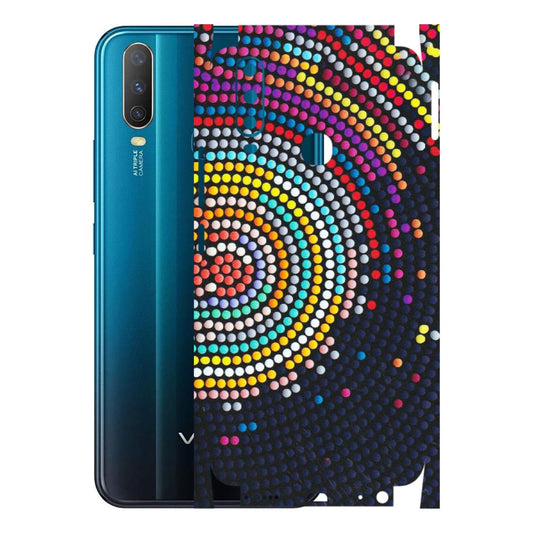 VIVO Y Series Phone Skins (All Models) - Rainbow Dot Mandala - Matte Finish (M-97) Vivo Y15