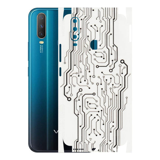VIVO Y Series Phone Skins (All Models) - Tech Circuits - Transparent Finish (T-03) Vivo Y15