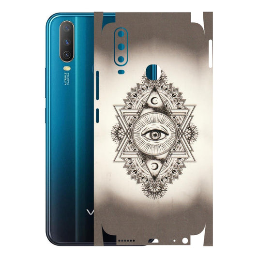 VIVO Y Series Phone Skins (All Models) - Illuminati Great Eye - Transparent Finish (T-14) Vivo Y15