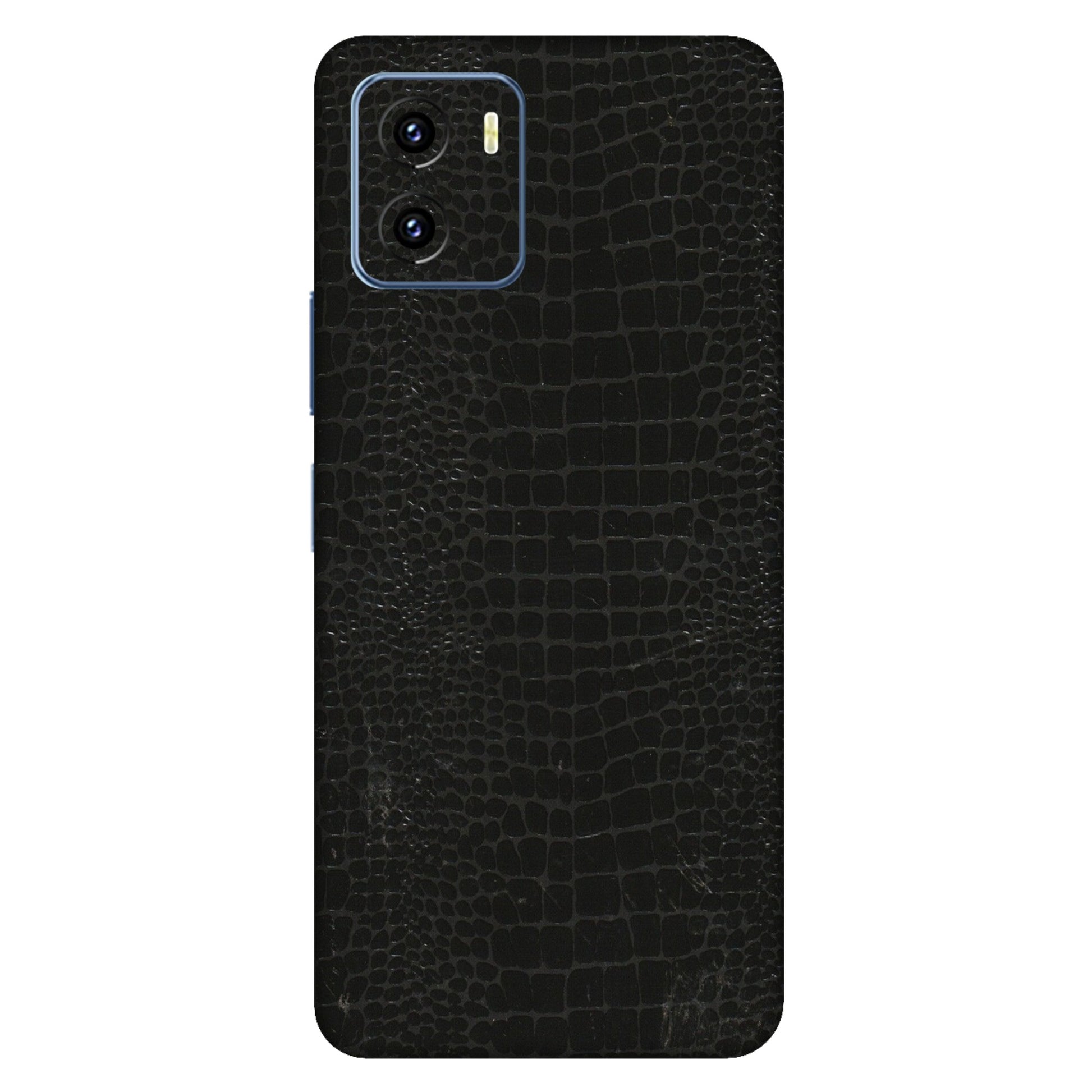 VIVO Y Series Phone Skins (All Models) - Snake Leather Black - 3D Embossed Finish (L-107) Vivo Y15C