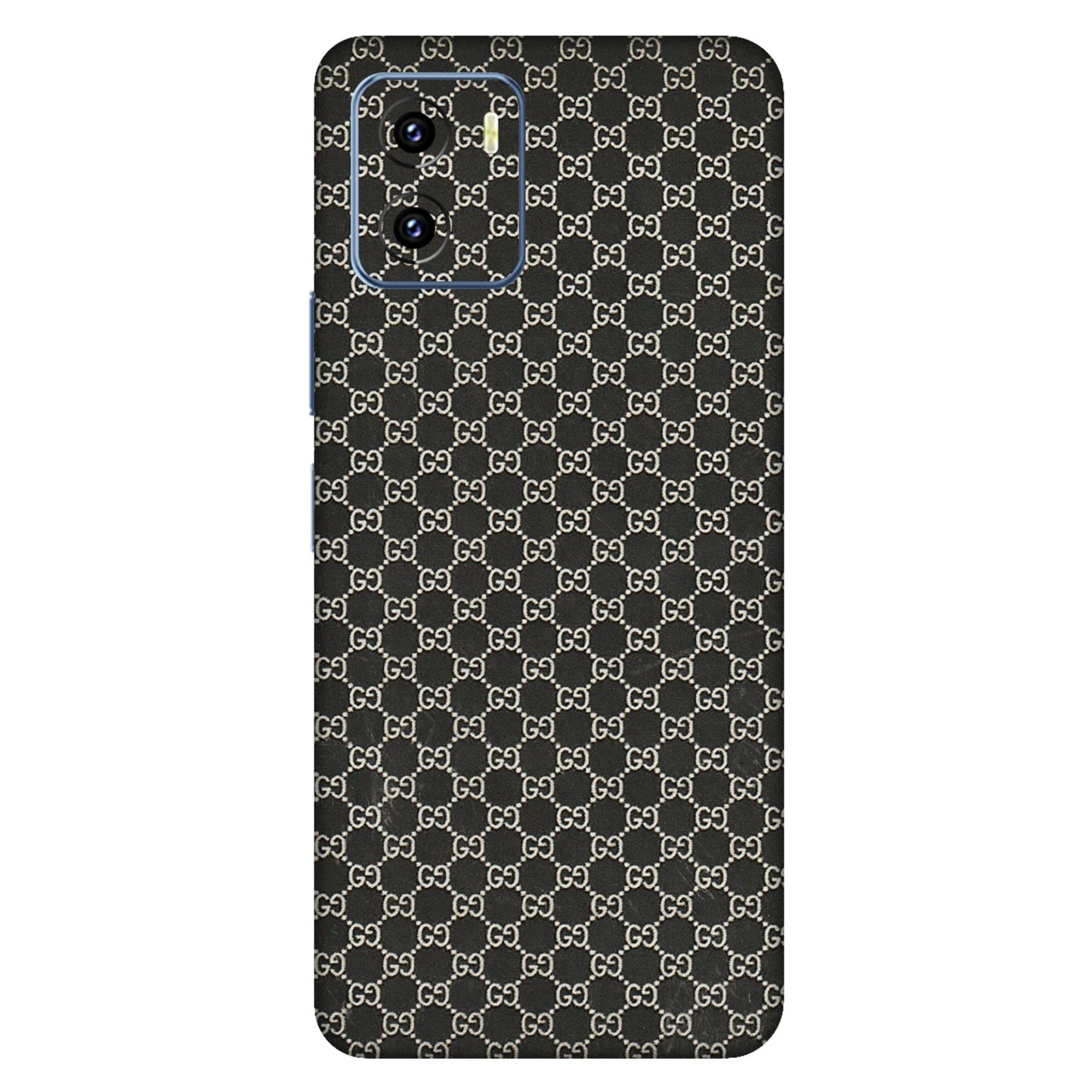 VIVO Y Series Phone Skins (All Models) - Black G Print - 3D Embossed Finish (L-109) Vivo Y15C