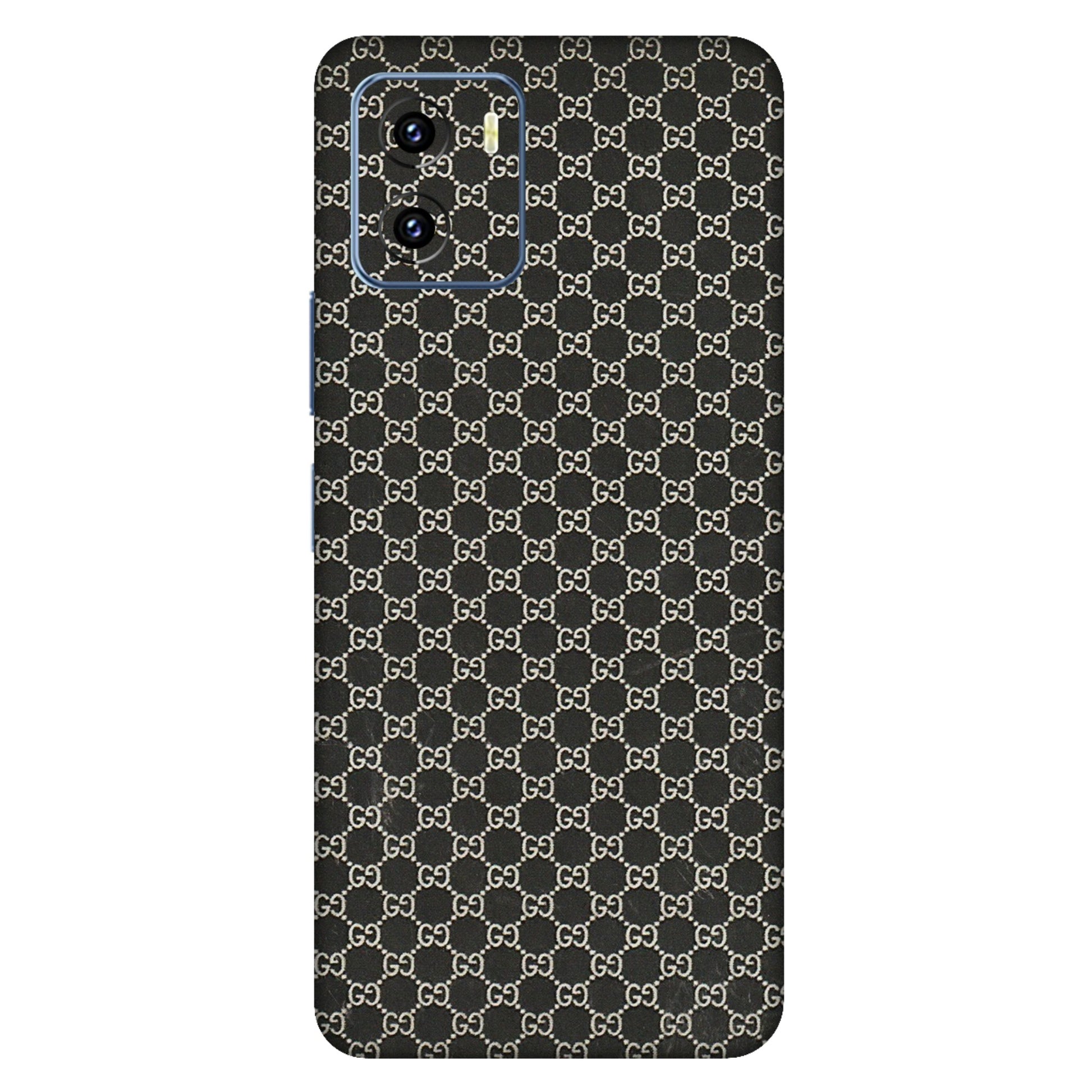 VIVO Y Series Phone Skins (All Models) - Black G Print - 3D Embossed Finish (L-109) Vivo Y15C