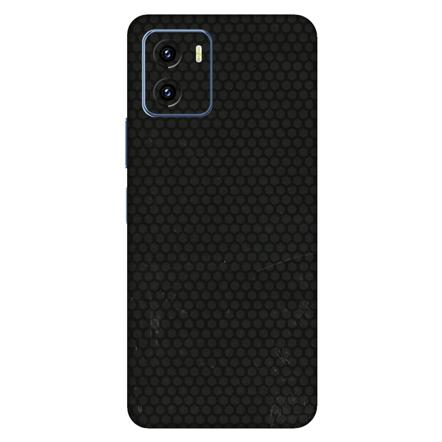 VIVO Y Series Phone Skins (All Models) - Black honeycomb - 3D Embossed Finish (L-114) Vivo Y15C