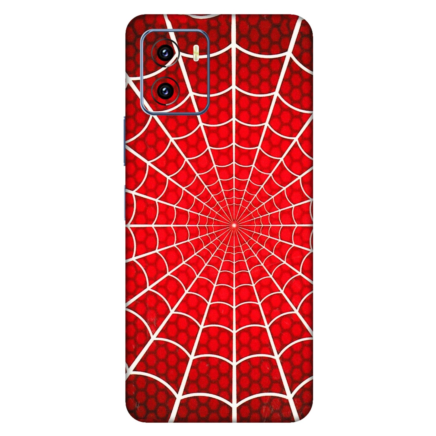 VIVO Y Series Phone Skins (All Models) - Classic Spidey Web - 3D Embossed Finish (L-115) Vivo Y15C