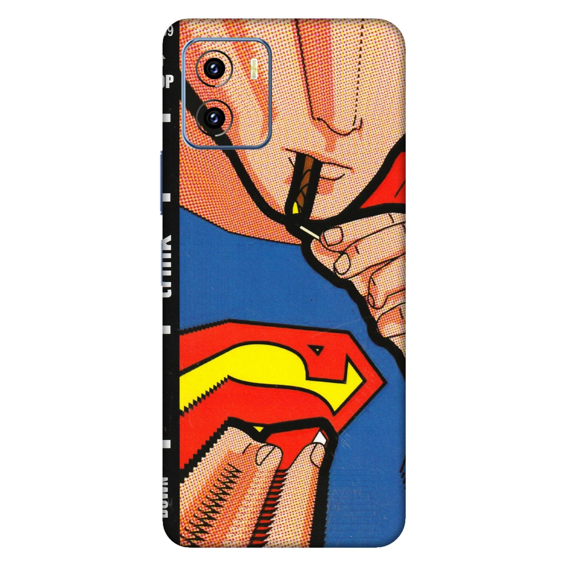 VIVO Y Series Phone Skins (All Models) - Superman Sutta - 3D Embossed Finish (L-130) Vivo Y15C