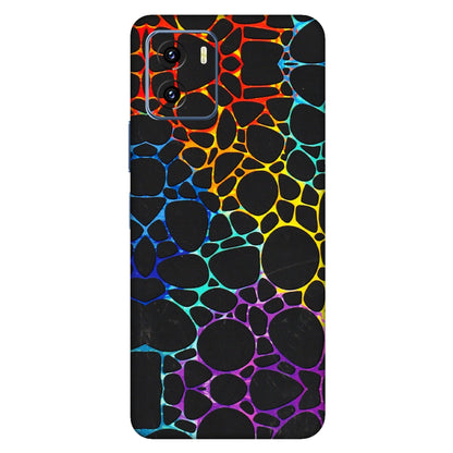 VIVO Y Series Phone Skins (All Models) - Abstract Art MultiColour - 3D Embossed Finish (L-133) Vivo Y15C