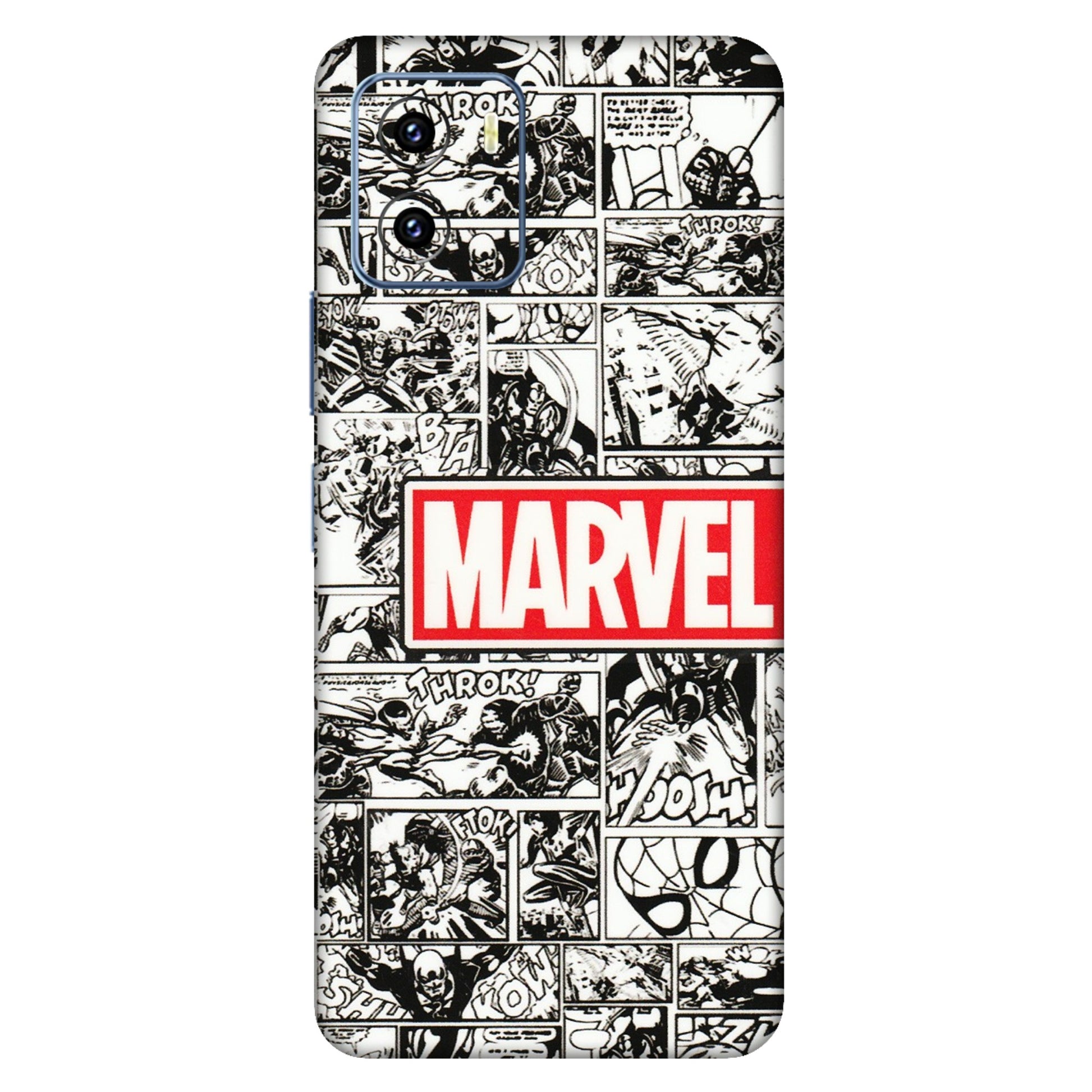 VIVO Y Series Phone Skins (All Models) - Marvel Comic - 3D Embossed Finish (L-171) Vivo Y15C