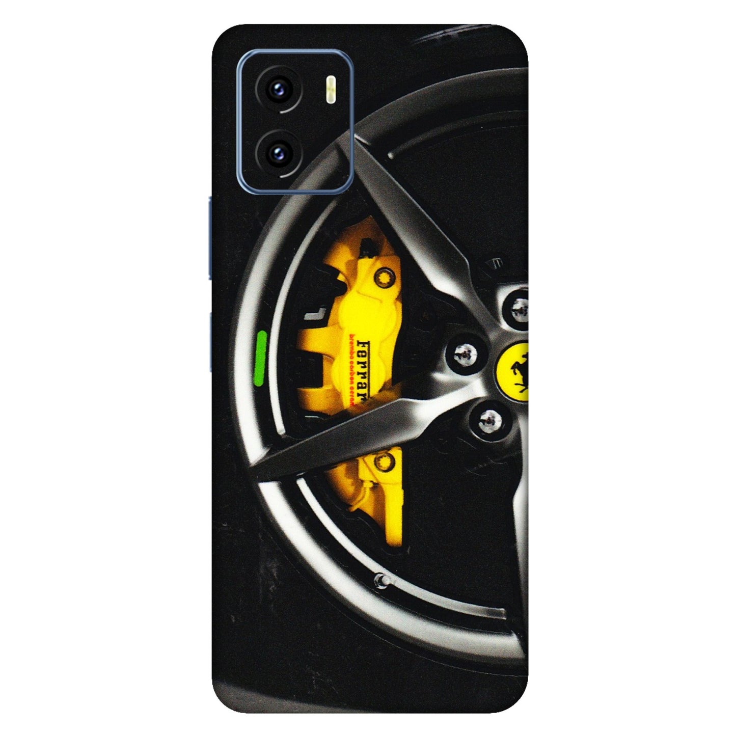 VIVO Y Series Phone Skins (All Models) - Ferrari Wheel Alloy - 3D Embossed Finish (L-173) Vivo Y15C