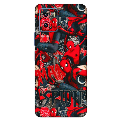 VIVO Y Series Phone Skins (All Models) - SpiderMan Cool - 3D Embossed Finish (L-188) Vivo Y15C