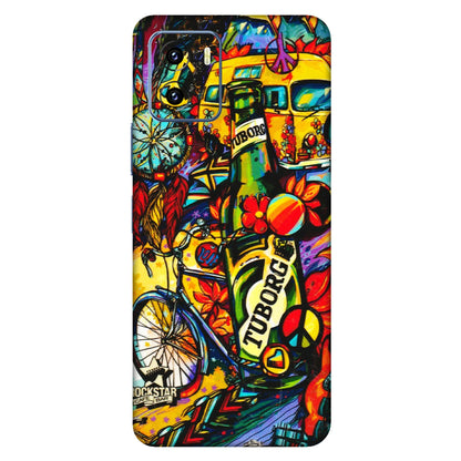 VIVO Y Series Phone Skins (All Models) - Cool Beer Bottle - 3D Embossed Finish (L-193) Vivo Y15C