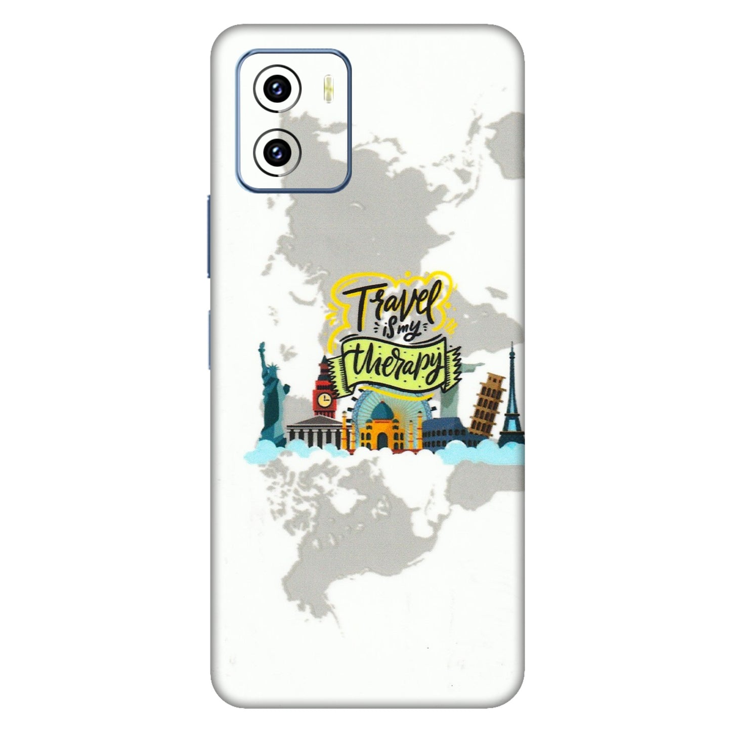VIVO Y Series Phone Skins (All Models) - Travel Therapy - 3D Embossed Finish (L-199) Vivo Y15C