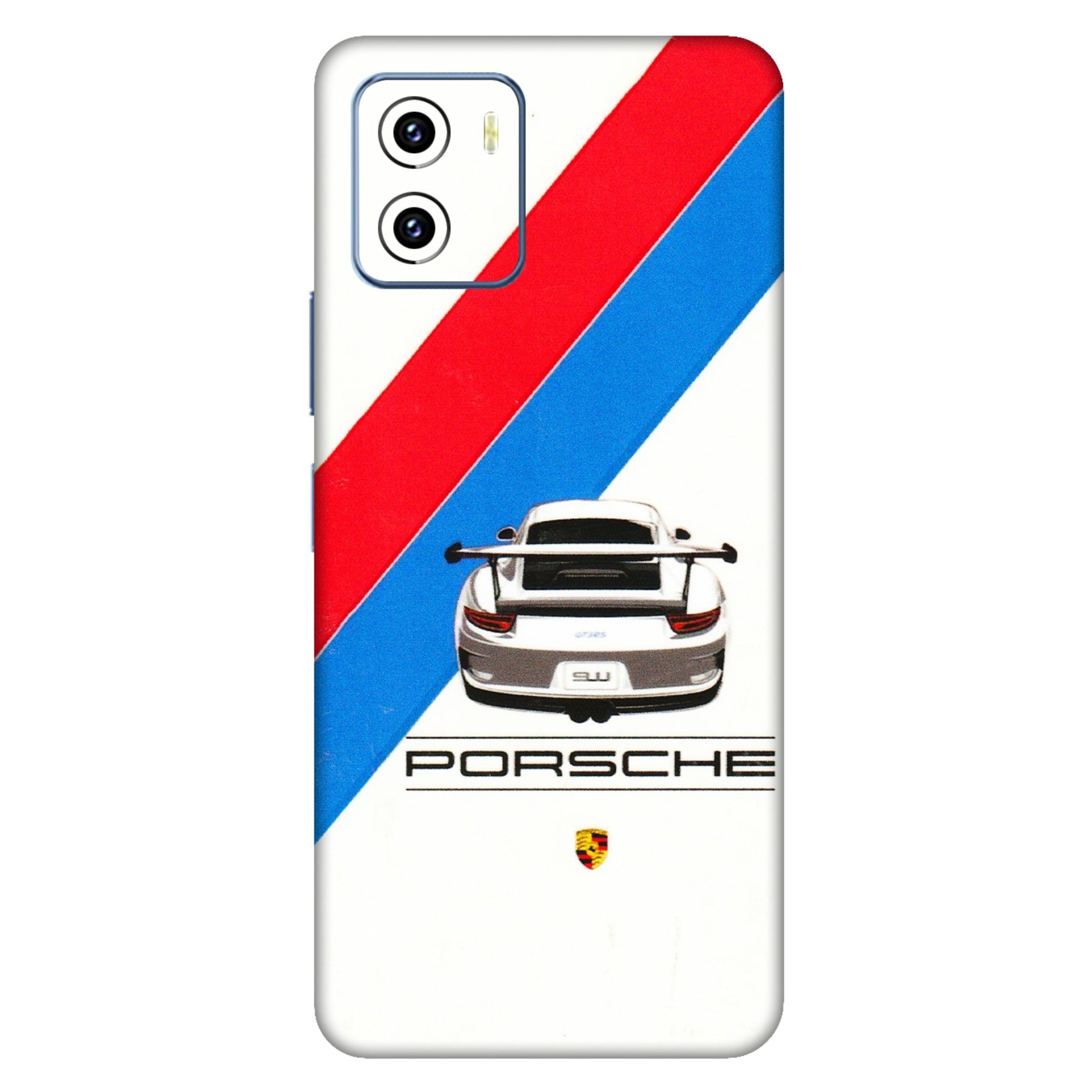 VIVO Y Series Phone Skins (All Models) - Porche Car Sober Logo - 3D Embossed Finish (L-248) Vivo Y15C