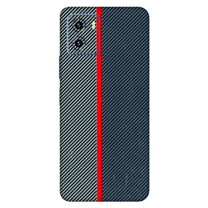 VIVO Y Series Phone Skins (All Models) - Blue Sober Lines - 3D Embossed Finish (L-305) Vivo Y15C