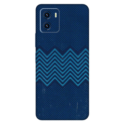 VIVO Y Series Phone Skins (All Models) - Blue Sober Waves - 3D Embossed Finish (L-306) Vivo Y15C