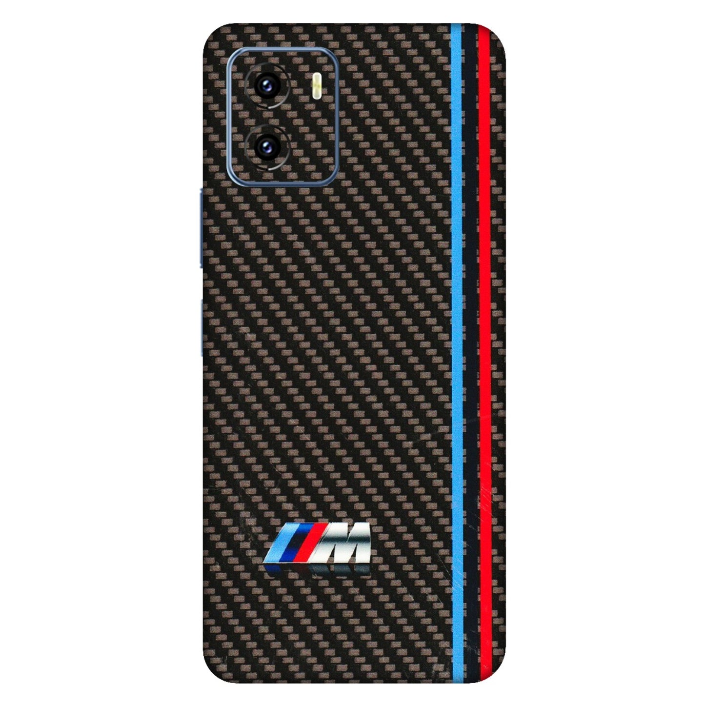 VIVO Y Series Phone Skins (All Models) - BM Carbon Fiber Feels - 3D Embossed Finish (L-38) Vivo Y15C
