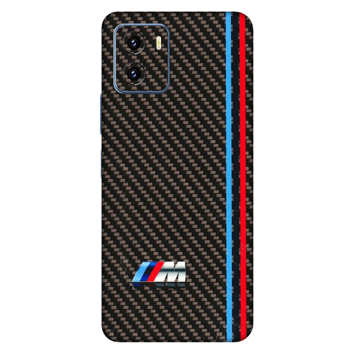 VIVO Y Series Phone Skins (All Models) - BM Carbon Fiber Feels - 3D Embossed Finish (L-38) Vivo Y15C