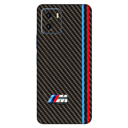 VIVO Y Series Phone Skins (All Models) - BM Carbon Fiber Feels - 3D Embossed Finish (L-38) Vivo Y15C