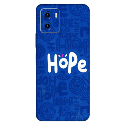 VIVO Y Series Phone Skins (All Models) - Hope Doodles Blue - 3D Embossed Finish (L-43) Vivo Y15C