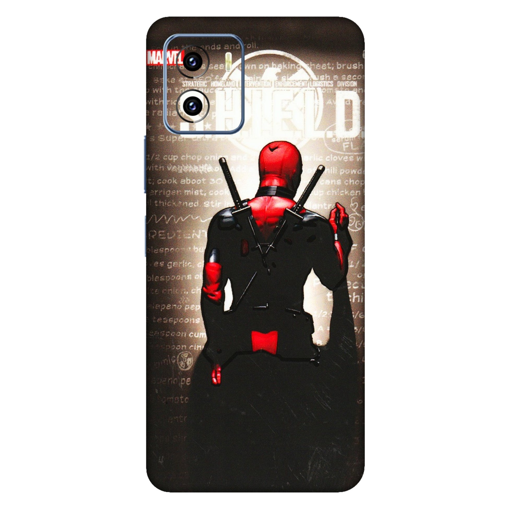 VIVO Y Series Phone Skins (All Models) - Deadpool - 3D Embossed Finish (L-56) Vivo Y15C