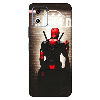 VIVO Y Series Phone Skins (All Models) - Deadpool - 3D Embossed Finish (L-56) Vivo Y15C