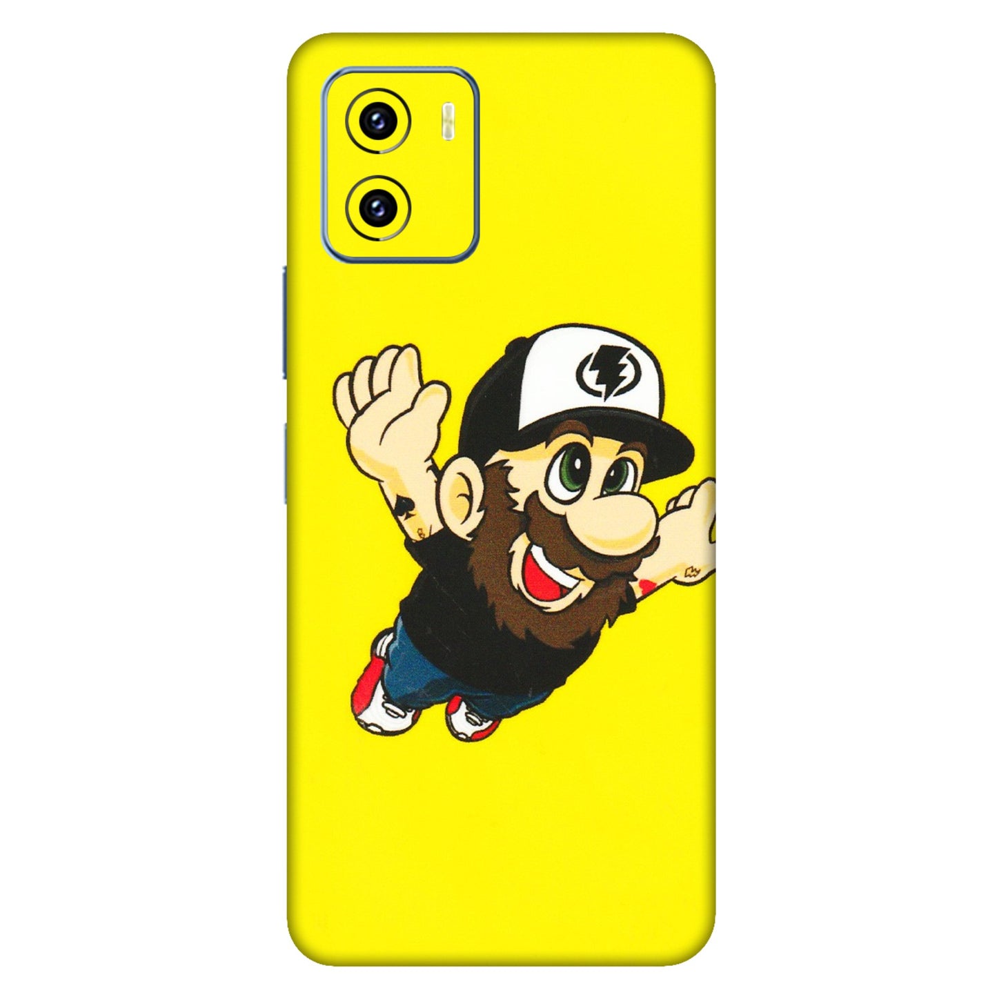VIVO Y Series Phone Skins (All Models) - Flying Beardo - 3D Embossed Finish (L-60) Vivo Y15C