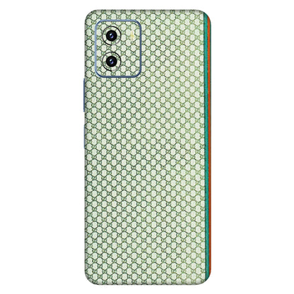 VIVO Y Series Phone Skins (All Models) - Gucci Fabric Pattern - 3D Embossed Finish (L-73) Vivo Y15C