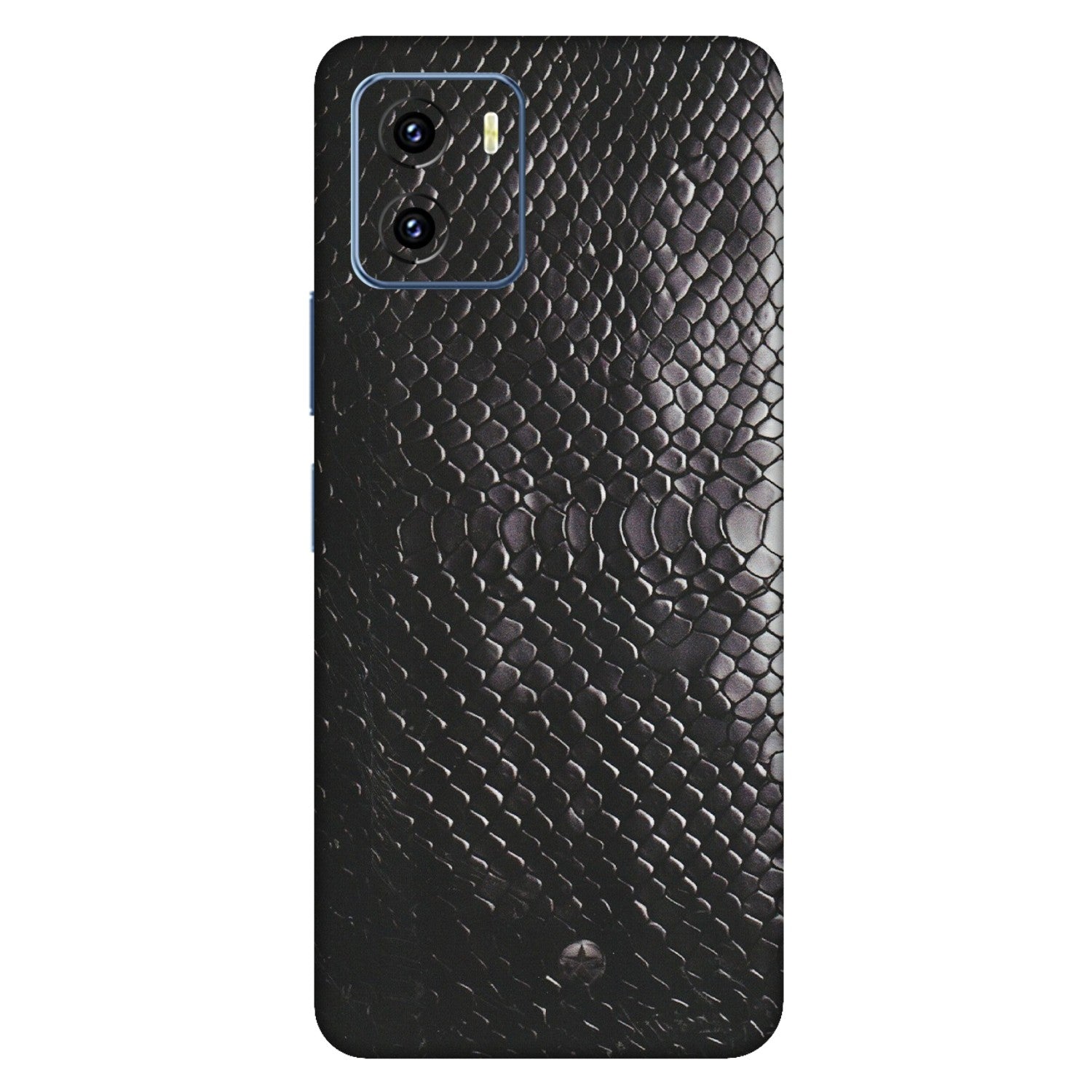 VIVO Y Series Phone Skins (All Models) - Black Snack Leather - Matte Finish (M-147) Vivo Y15C