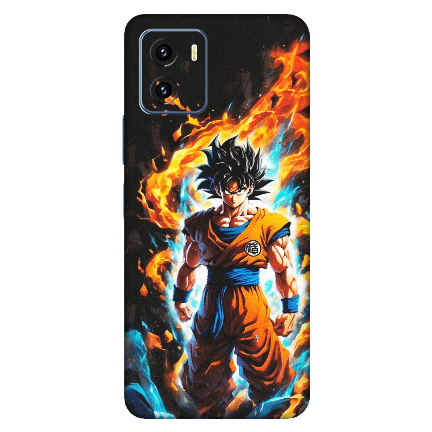 VIVO Y Series Phone Skins (All Models) - Goku Transformation Anime - Matte Finish (M-159) Vivo Y15C