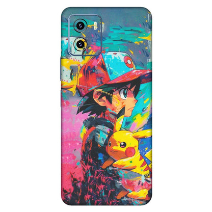 VIVO Y Series Phone Skins (All Models) - Ash & Pikachu - Matte Finish (M-26)