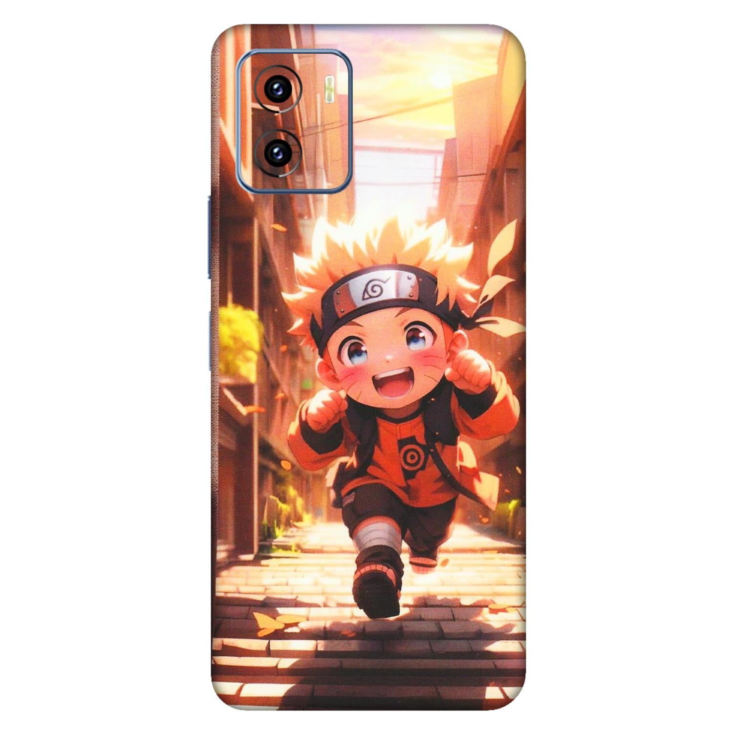VIVO Y Series Phone Skins (All Models) - Naruto Cute Toon Running - Matte Finish (M-04) Vivo Y15C