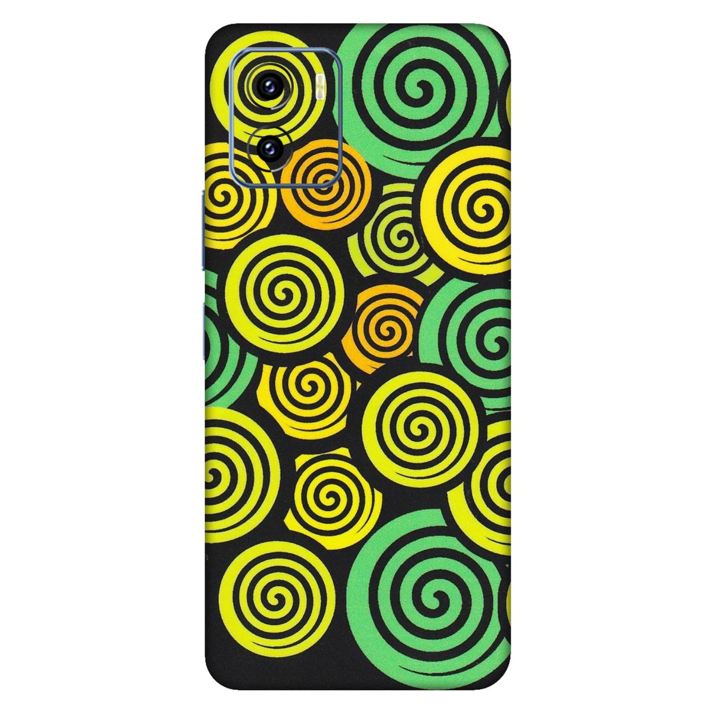 VIVO Y Series Phone Skins (All Models) - Crazy Spiral - Matte Finish (M-91) Vivo Y15C