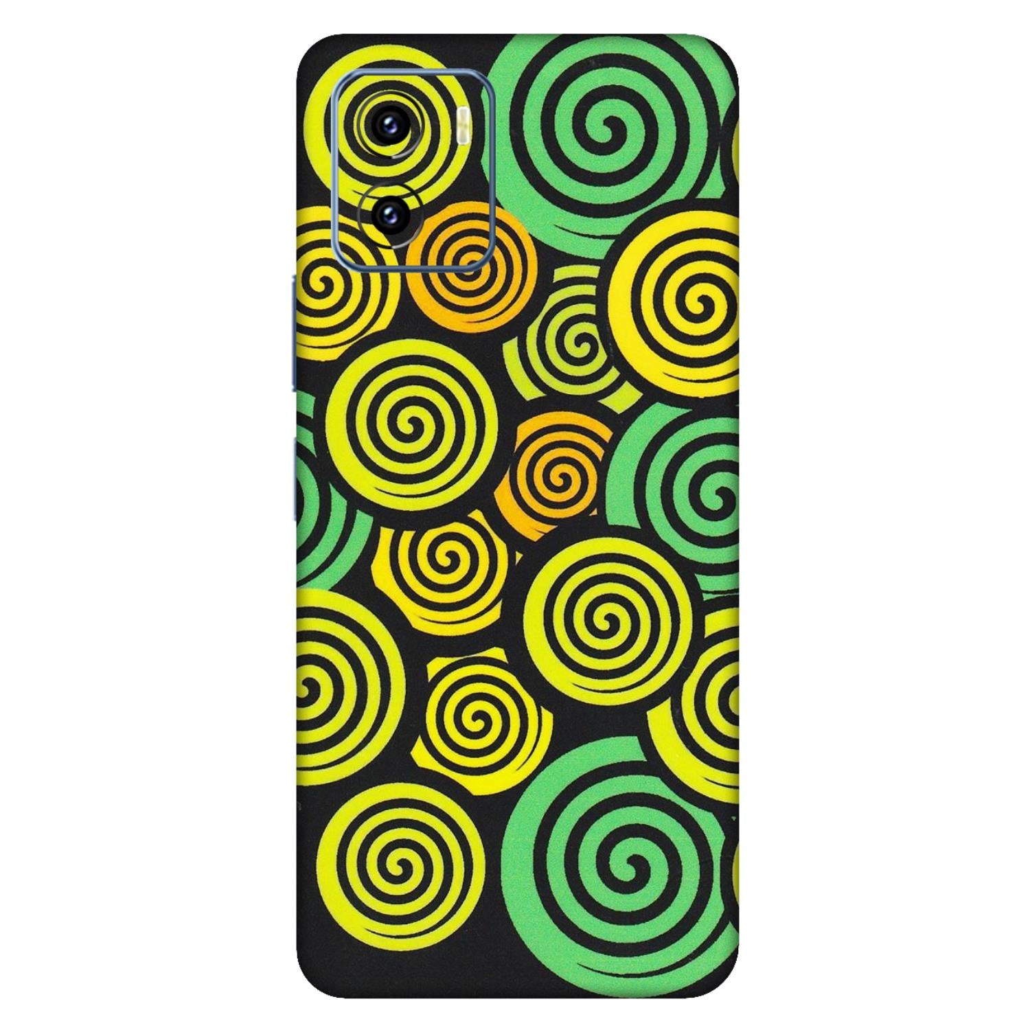 VIVO Y Series Phone Skins (All Models) - Crazy Spiral - Matte Finish (M-91) Vivo Y15C