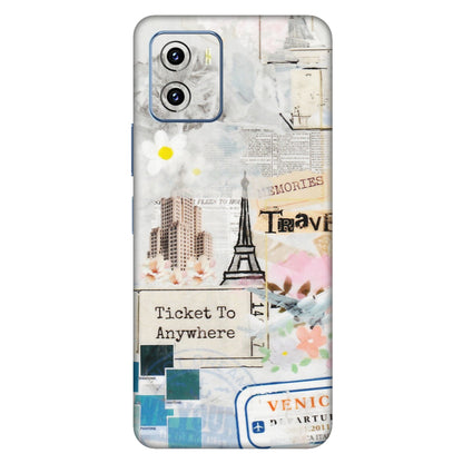 VIVO Y Series Phone Skins (All Models) - Travel Memories - Transparent Finish (T-09) Vivo Y15C