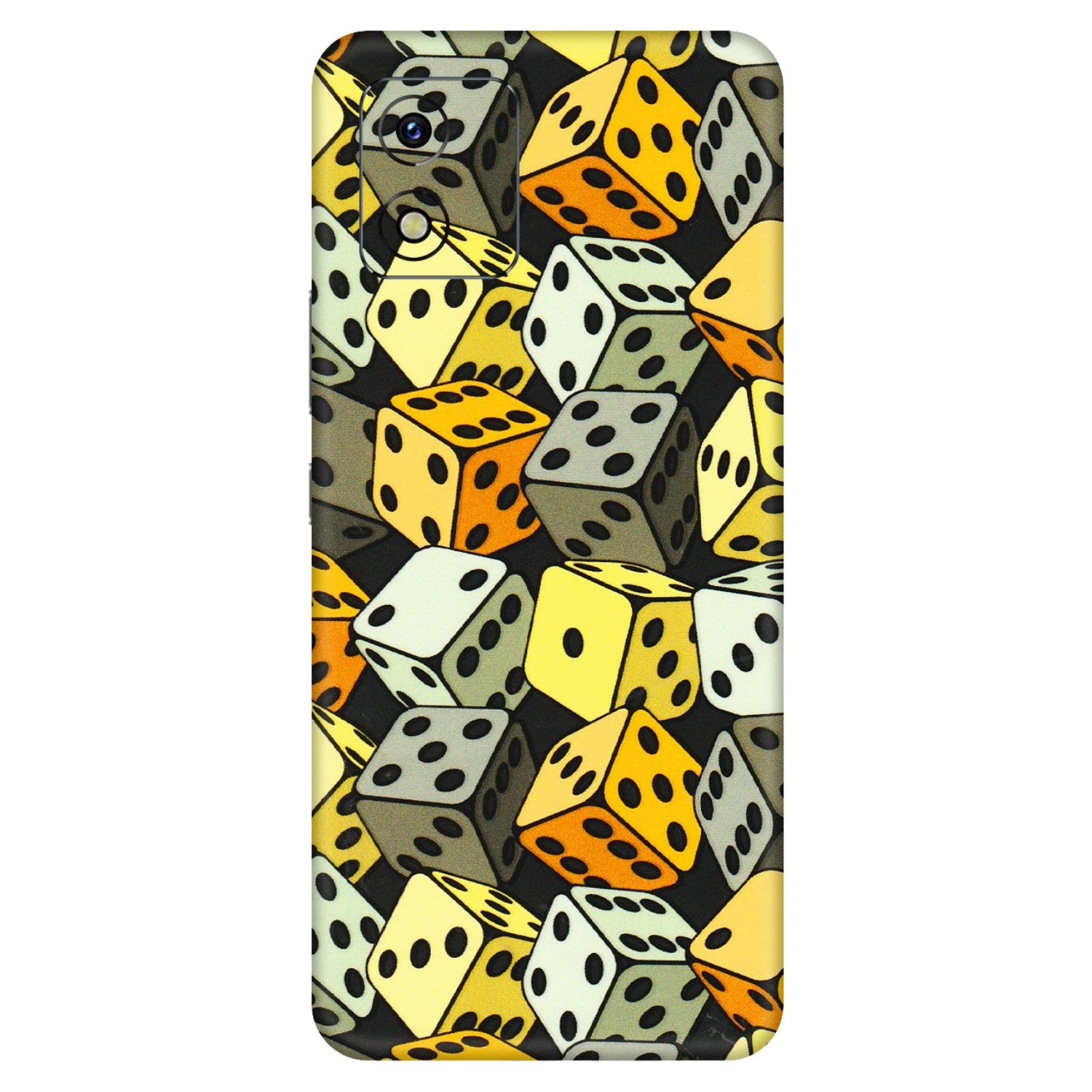 VIVO Y Series Phone Skins (All Models) - Dices Of Life - 3D Embossed Finish (L-04) Vivo Y15S