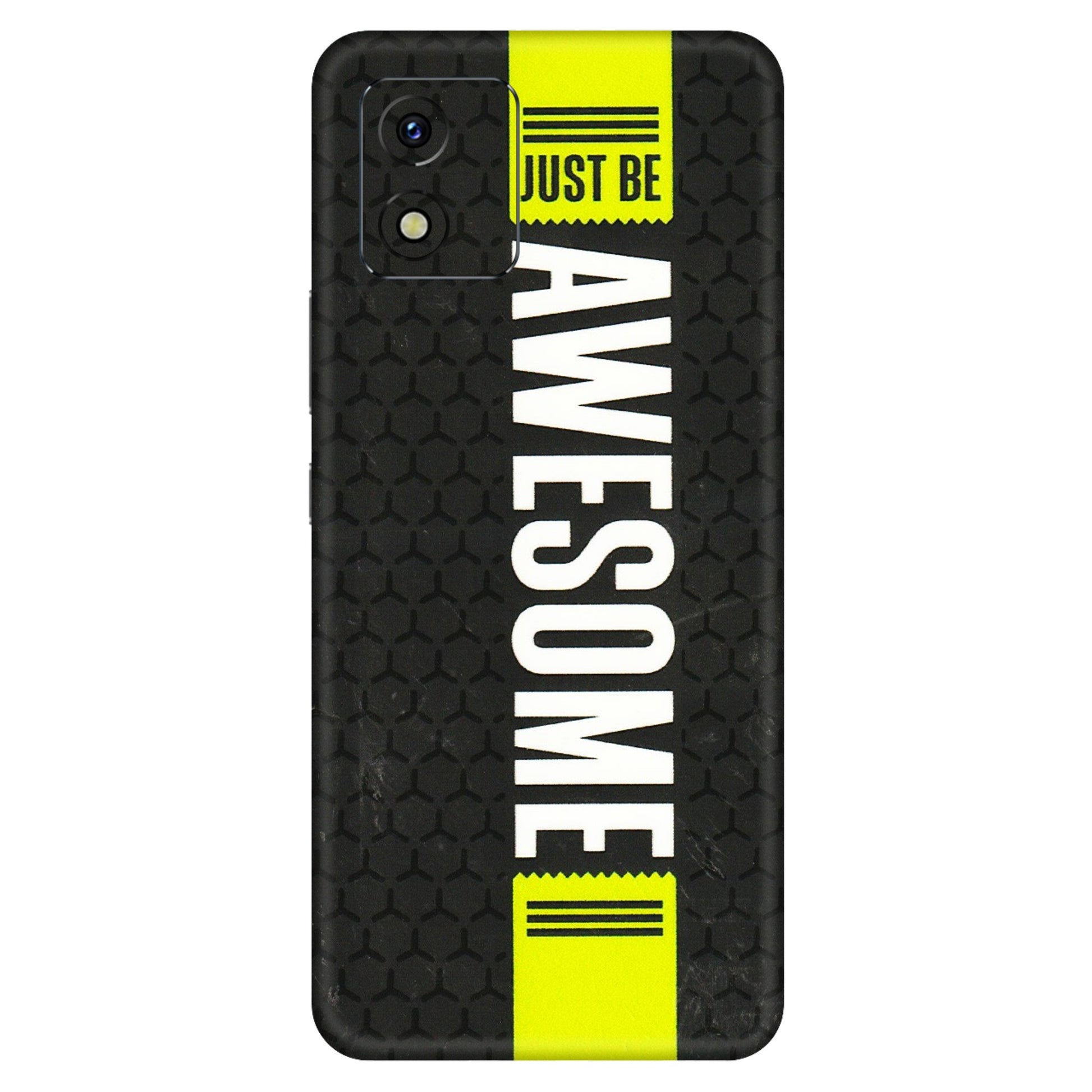 VIVO Y Series Phone Skins (All Models) - Just Be Awesome - 3D Embossed Finish (L-101) Vivo Y15S