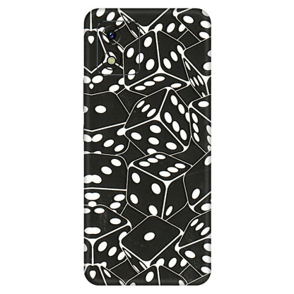 VIVO Y Series Phone Skins (All Models) - Big Black Dices - 3D Embossed Finish (L-106) Vivo Y15S