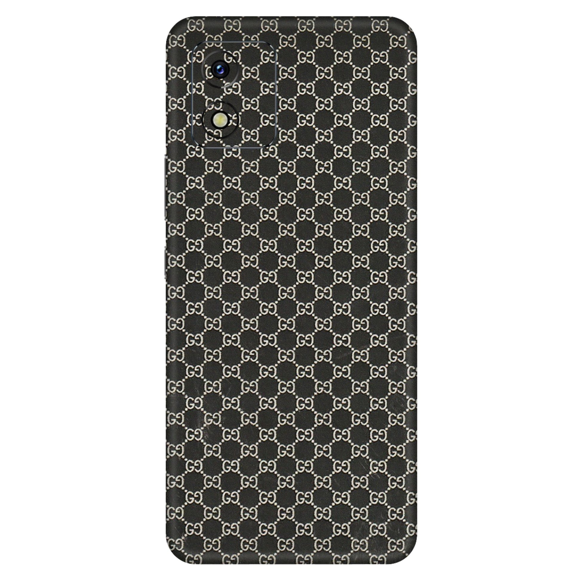 VIVO Y Series Phone Skins (All Models) - Black G Print - 3D Embossed Finish (L-109) Vivo Y15S