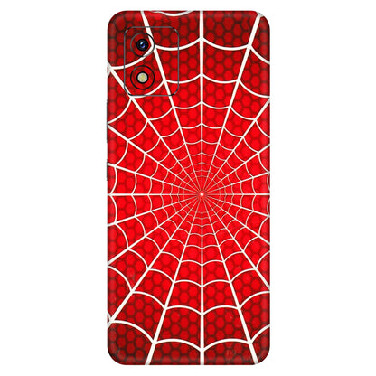 VIVO Y Series Phone Skins (All Models) - Classic Spidey Web - 3D Embossed Finish (L-115) Vivo Y15S