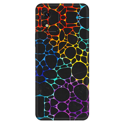 VIVO Y Series Phone Skins (All Models) - Abstract Art MultiColour - 3D Embossed Finish (L-133) Vivo Y15S