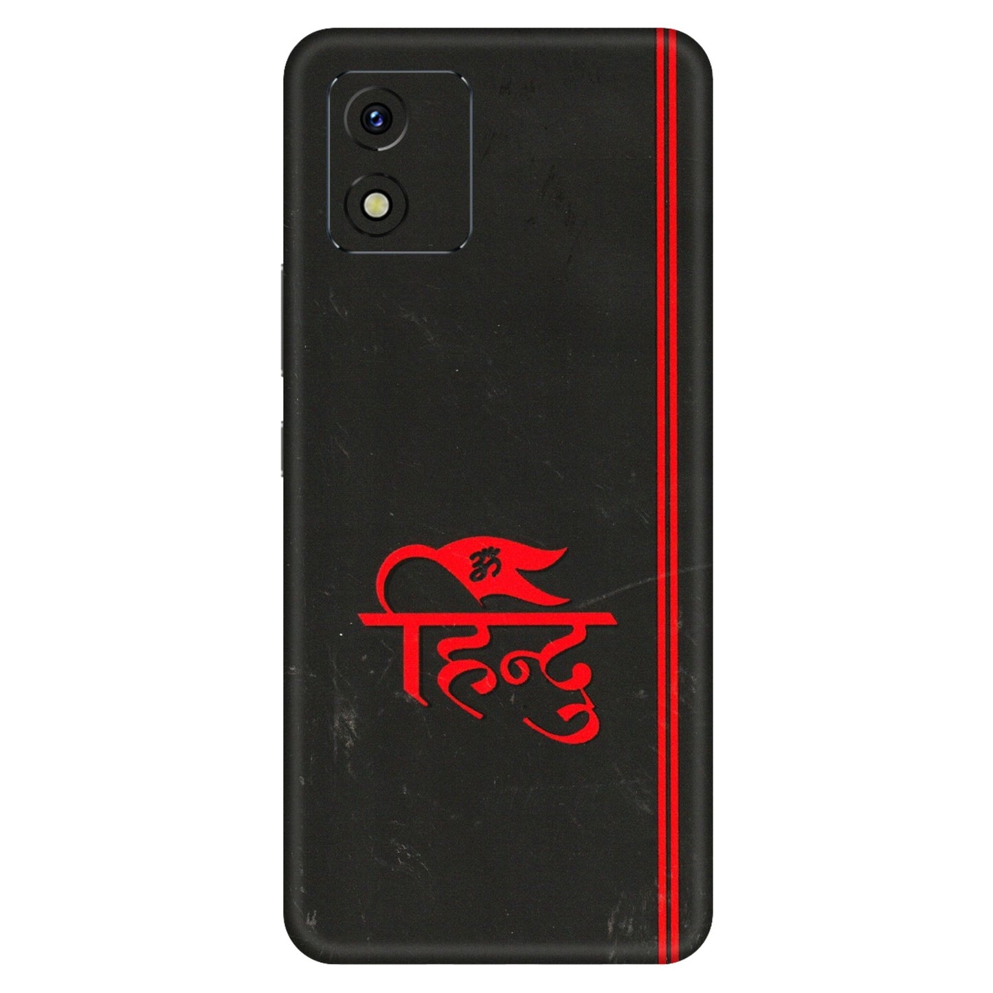 VIVO Y Series Phone Skins (All Models) - Hindu Black - 3D Embossed Finish (L-153) Vivo Y15S
