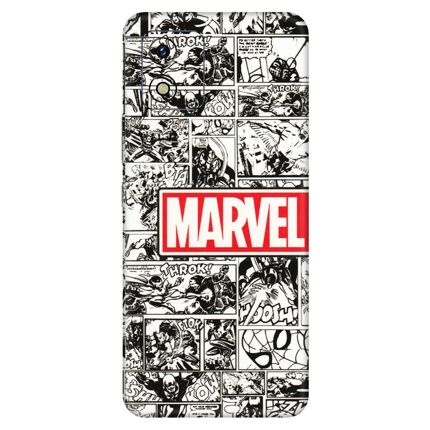 VIVO Y Series Phone Skins (All Models) - Marvel Comic - 3D Embossed Finish (L-171) Vivo Y15S