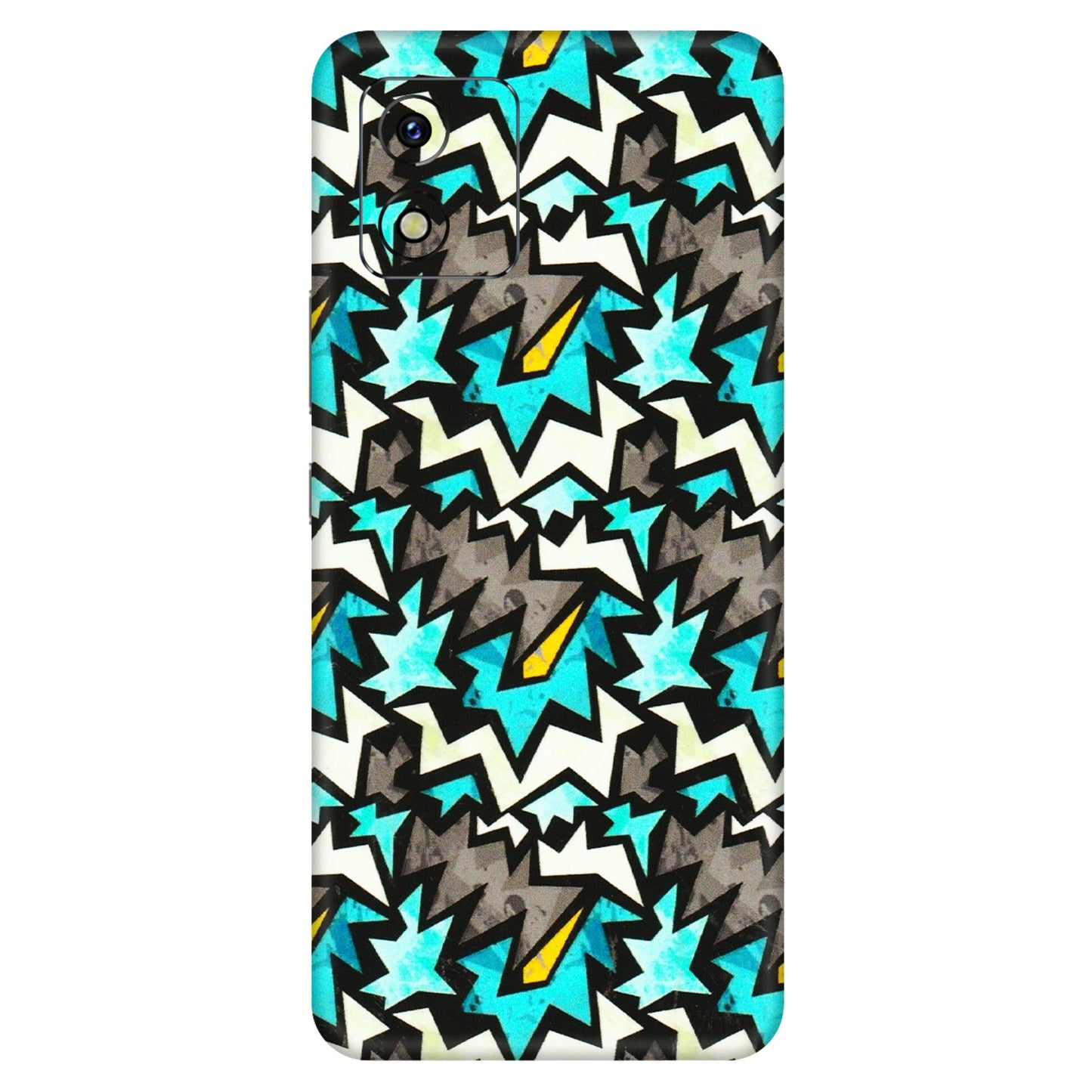 VIVO Y Series Phone Skins (All Models) - Funky Zig Zag - 3D Embossed Finish (L-223) Vivo Y15S