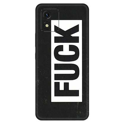 VIVO Y Series Phone Skins (All Models) - The F Word - 3D Embossed Finish (L-255) Vivo Y15S
