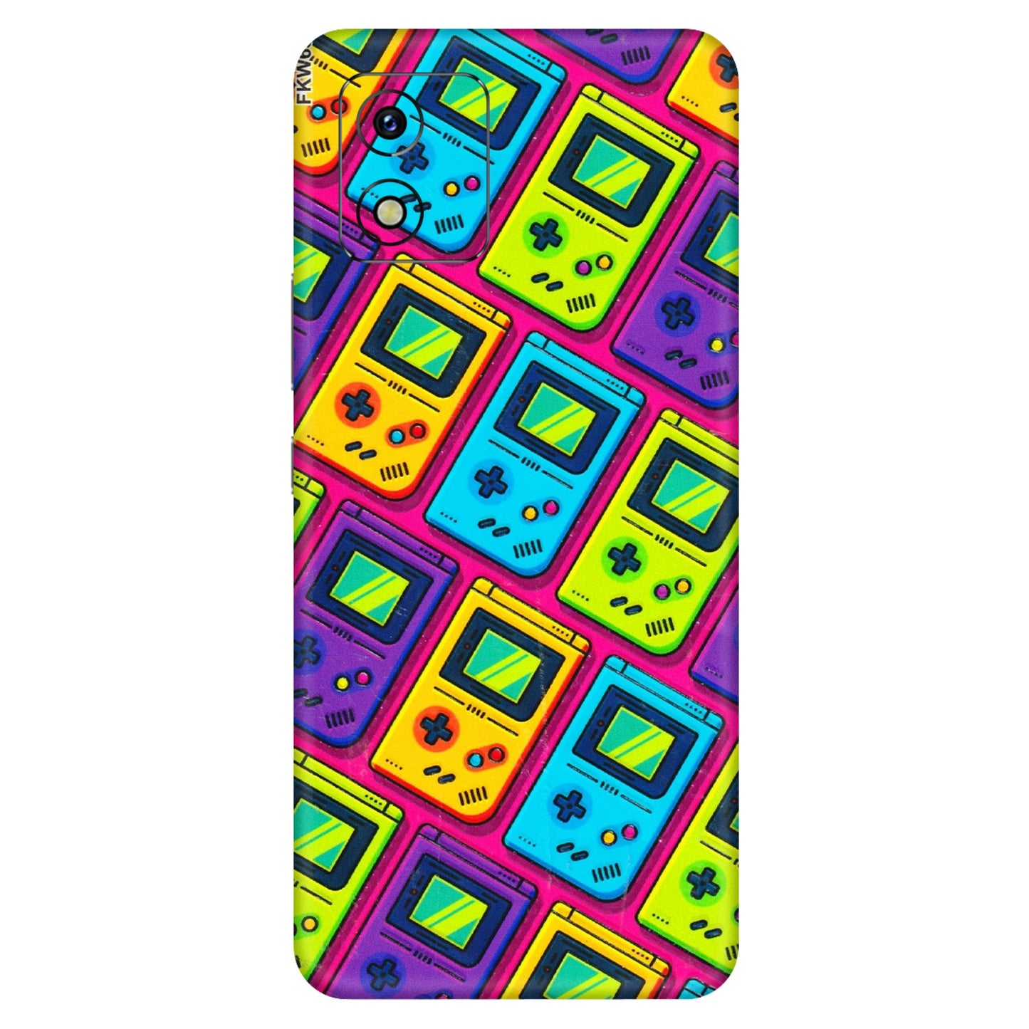VIVO Y Series Phone Skins (All Models) - Gameboy Colourful - 3D Embossed Finish (L-266) Vivo Y15S