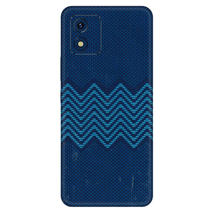 VIVO Y Series Phone Skins (All Models) - Blue Sober Waves - 3D Embossed Finish (L-306) Vivo Y15S