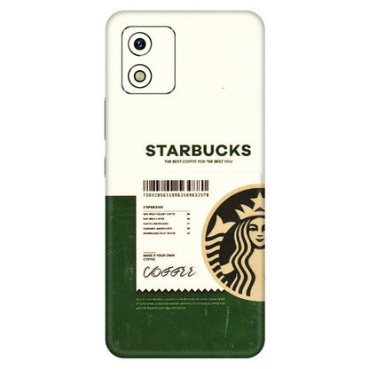 VIVO Y Series Phone Skins (All Models) - Starbucks Barcode - 3D Embossed Finish (L-308) Vivo Y15S