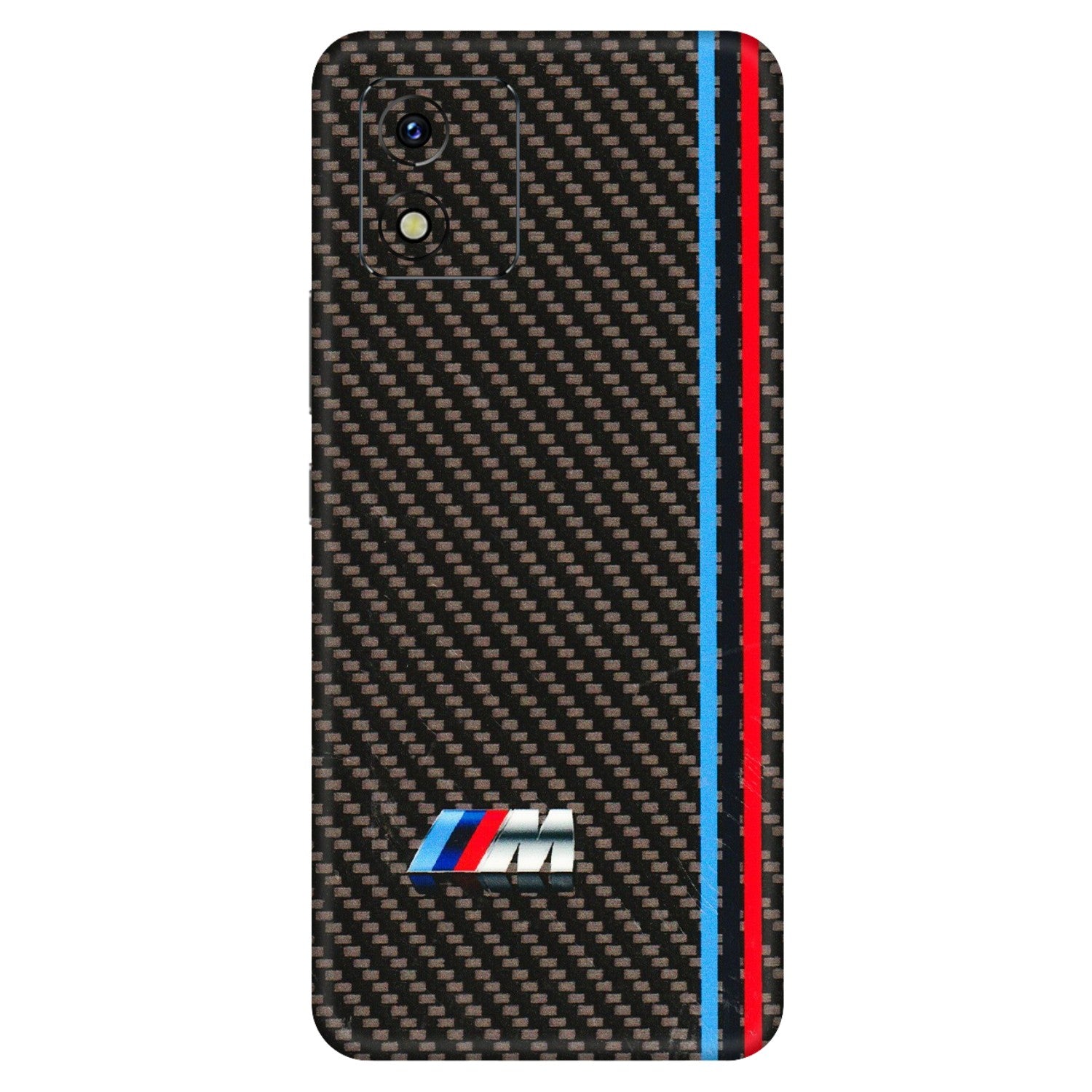 VIVO Y Series Phone Skins (All Models) - BM Carbon Fiber Feels - 3D Embossed Finish (L-38) Vivo Y15S