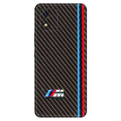 VIVO Y Series Phone Skins (All Models) - BM Carbon Fiber Feels - 3D Embossed Finish (L-38) Vivo Y15S