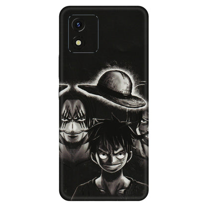 VIVO Y Series Phone Skins (All Models) - Black Luffy Hat - 3D Embossed Finish (L-57) Vivo Y15S