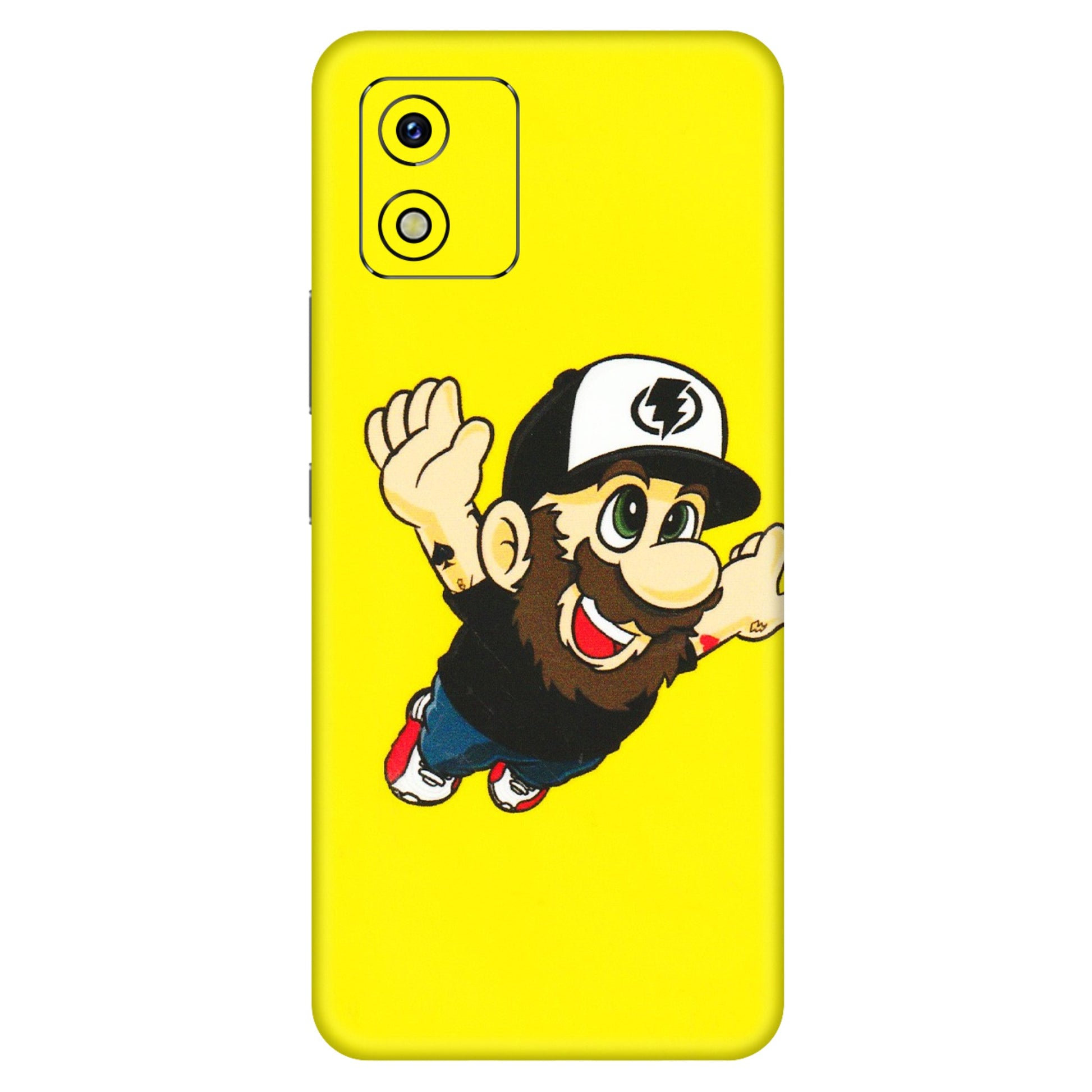 VIVO Y Series Phone Skins (All Models) - Flying Beardo - 3D Embossed Finish (L-60) Vivo Y15S